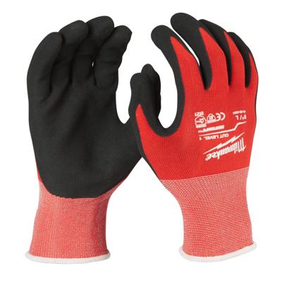 Milwaukee Snijklasse 1gedimde handschoenen. Cut Niveau 1 Gloves - L / 9 - 1pc - 4932471417