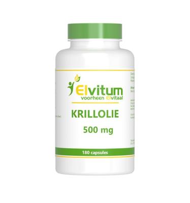 Elvitum Krill olie 500mg 180 Capsules