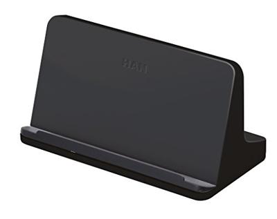 HAN Tablethouder smart-Line, tabletstandaard voor op kantoor met soft-grip opstelvlak, geschikt voor alle gangbare tablets, 92140-13, zwart