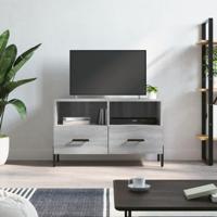 Tv-meubel 80x36x50 cm bewerkt hout grijs sonoma eikenkleurig - thumbnail