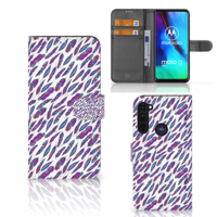 Motorola Moto G Pro | Telefoon Hoesje | Feathers Color - thumbnail