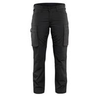 Blåkläder Dames Service werkbroek Stretch 71591845 | Zwart | Maat 56 - 7330509815465 - thumbnail