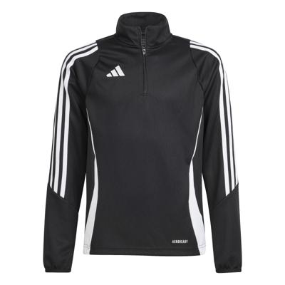 adidas Tiro 24 Trainingstrui 1/4-Zip Kids Zwart Wit