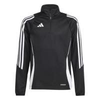 adidas Tiro 24 Trainingstrui 1/4-Zip Kids Zwart Wit - thumbnail