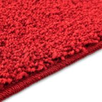 VidaXL Antislip badmat rood 50 x 80 cm pp - thumbnail