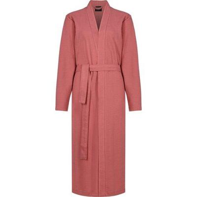 Cawö Cawo Dames Home Kimono, extra licht Uni 812 36/38 koralle