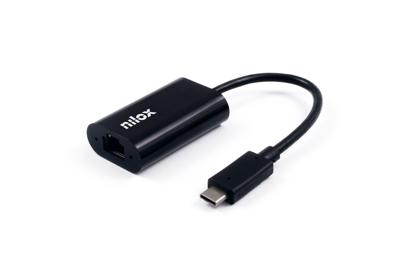 Adapter USB-C naar Netwerk RJ45 Nilox NXADAP06