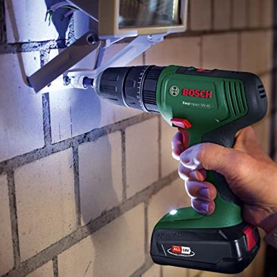 Bosch Groen EasyImpact 18V-40 | Accuklopboorschroevendraaier | met twee standen | Excl. Accu en Lader - 06039D8100 - thumbnail