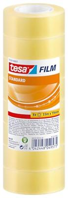tesa 57207-00001-01 tesafilm Standard Transparant (l x b) 33 m x 19 mm 8 stuk(s)