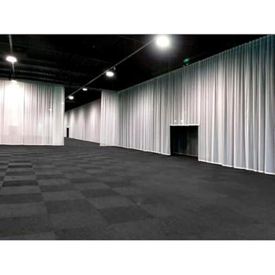 Showtec Showtec Voile CS Curtain 400 x 400 cm, zwart Showtec Showtec Voile CS Curtain 400 x 400 cm, zwart