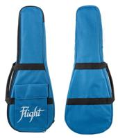 Flight Rock Series Pathfinder Tenor Transparent Blue elektrische solid body ukelele met gigbag - thumbnail