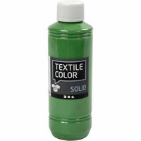 Creativ Company Textile color dekkende textielverf - brilliant groen, 250ml - thumbnail