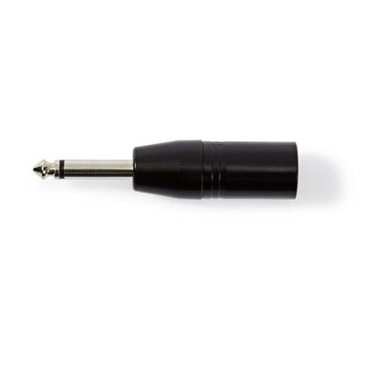 Nedis XLR-Adapter | XLR 3-Pins Male naar 6,35 mm Male | 1 stuks - COTP15942BK COTP15942BK Nedis XLR-Adapter | XLR 3-Pins Male naar 6,35 mm Male | 1 stuks - COTP15942BK COTP15942BK