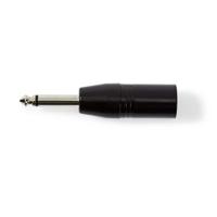 Nedis COTP15942BK Xlr-adapter Mono Xlr 3-pins Male - 6,35 Mm Male Zwart - thumbnail