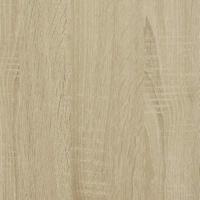 Tv-meubel 61x40x46 cm bewerkt hout metaal sonoma eikenkleurig - thumbnail