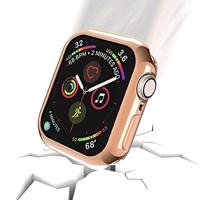 Siliconen case 38mm - Rosé goud - Geschikt voor Apple Watch 38mm - thumbnail