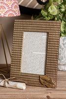 Clayre & Eef Fotolijst 10x15 cm Goudkleurig Kunststof Glas Fotokader - thumbnail