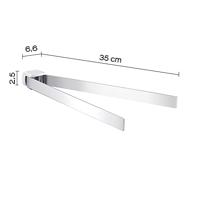 Dubbele Handdoekhouder Sapho Pirenei Draaibaar 35.9 cm Chroom - thumbnail