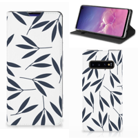 Samsung Galaxy S10 Smart Cover Leaves Blue - thumbnail