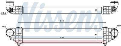 Intercooler, inlaatluchtkoeler 96722