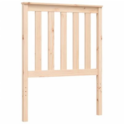 Bedframe met hoofdbord massief hout