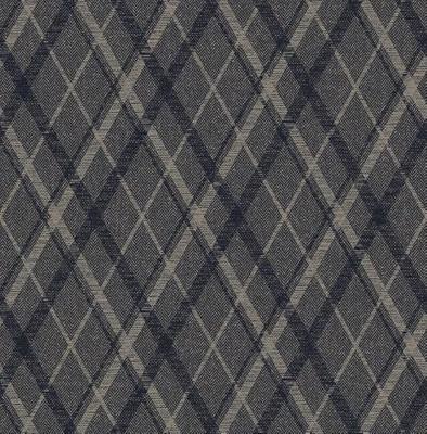 Dutch Wallcoverings Sauvage Ruit - Zwart