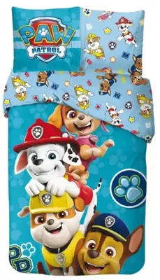 PAW Patrol Dekbedovertrek pups blauw 140 x 200 cm - 65 x 65 cm PAW Patrol Dekbedovertrek pups blauw 140 x 200 cm - 65 x 65 cm