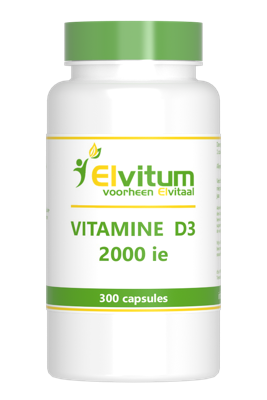 Elvitum Vitamine D3 2000IE Capsules Elvitum Vitamine D3 2000IE Capsules
