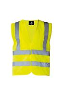 Korntex KX140 Hi-Vis Safety Vest With 4 Reflective Stripes Hannover - Signal Yellow - L - thumbnail