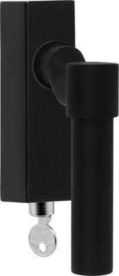 Formani Piet Boon ONE PBL20F-DKLOCK draaikiepgarnituur verkropt afsluitbaar - mat zwart