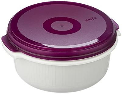 Emsa Micro Family Magnetrondoos 0.5 l, 1 l, 1.5 l Set van 3 stuks Kunststof Wit, Blackberry 508455