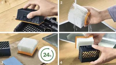 Bosch BGL6HYG1L Stofzuiger met zak Wit