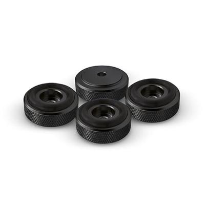 Audio Dynavox - Aluminium voeten 4 delig - zwart - 30 mm