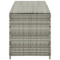 Tuinbox 200x50x60 cm poly rattan grijs - thumbnail