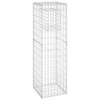 Schanskorf palen 2 st 40x40x140 cm ijzer - thumbnail