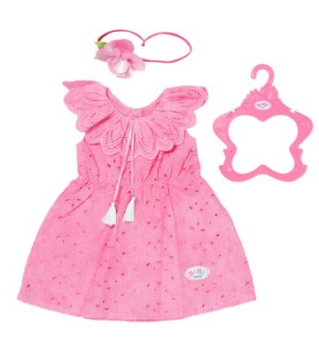 Baby Born Trendy Bloemenjurk Roze