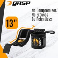 GASP Hardcore Wrist Wraps Black/Grey - thumbnail