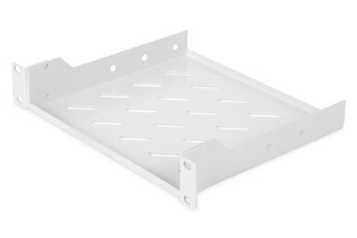 Digitus DN-10-TRAY-2 10 inch Apparaatbodem voor patchkast Met luchtsleuven, Geperforeerd Geschikt voor kastdiepte: vanaf 300 mm Grijs-wit (RAL 7035)