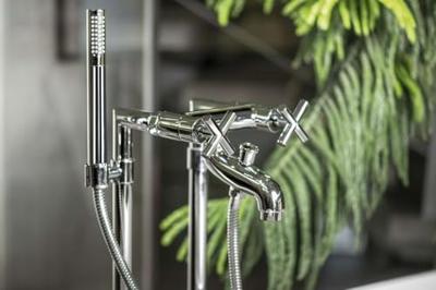 Badkraan Opbouw Sapho Axia Mengkraan 2-kruisgreep Chroom Sapho Badkraan Opbouw Sapho Axia Mengkraan 2-kruisgreep Chroom Sapho