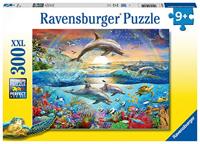 Ravensburger legpuzzel xxl dolfijnenparadijs, 300st. - thumbnail