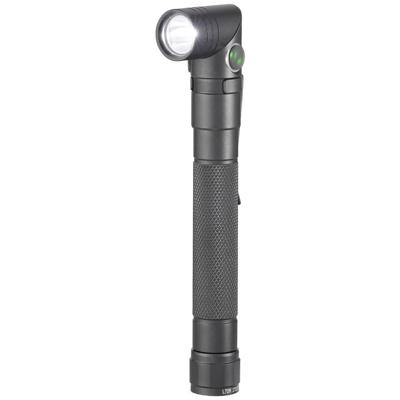 TOOLCRAFT 2-in-1 Zaklamp werkt op een accu SMD LED Met stroboscoopfunctie, Met USB-poort, Verstelbaar, Met riemclip 250 lm 3.5 h 64 g TOOLCRAFT 2-in-1 Zaklamp werkt op een accu SMD LED Met stroboscoopfunctie, Met USB-poort, Verstelbaar, Met riemclip 250 lm 3.5 h 64 g