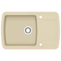 Gootsteen enkele bak graniet beige - thumbnail