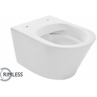 Wiesbaden Vesta Rimless Toilet - Glanzend Wit Design