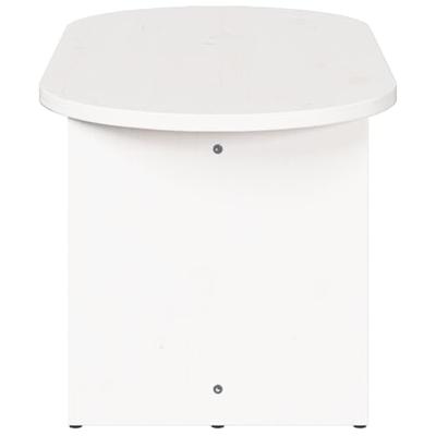 Salontafel Wit 80 x 39.5 x 35 cm Massief grenenhout