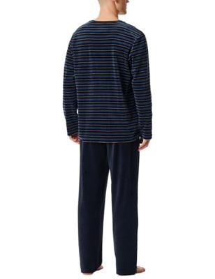 Schiesser Schiesser Heren Pyjama Long nightblue 182023 58/3XL