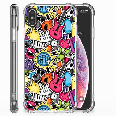 Apple iPhone X | Xs Anti Shock Bumper Case Punk Rock Apple iPhone X | Xs Anti Shock Bumper Case Punk Rock