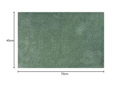 MSV Badkamerkleedje|badmat vloer - groen - 45 x 70 cm