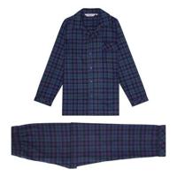 Ambassador Ambassador Oslo Navy Green Heren Pyjama 9-15-L - thumbnail