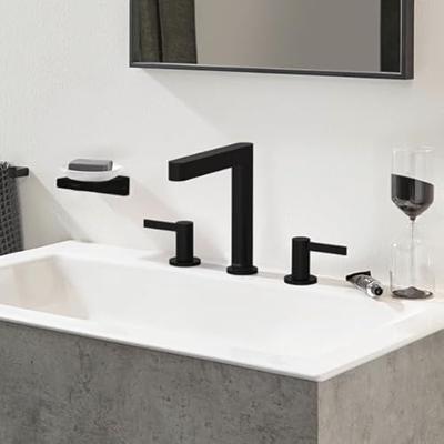Hansgrohe Finoris wastafelkraan 160 pop-up plug mat zwart 76034670