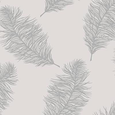 DUTCH WALLCOVERINGS behang fawning feather lichtgrijs